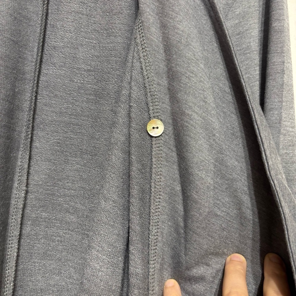 Elegant Charcoal Women's Cardigan - Picture 3 of 6